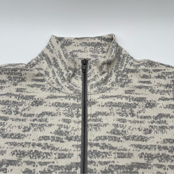 Zyia Active Jacket Medium Women Cream Combo Full Zip Long Sleeve Athletic New - Picture 2 of 11